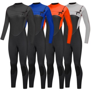 Neoprene CR 32mm Steamer Chest Zip Wetsuit With Super Stretch Limestone Yamamoto Diving Wet Suit