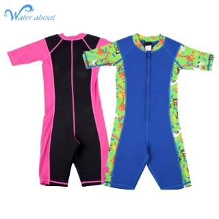 OEM neoprene lycra infant toddler surf suit baby swimming wetsuit