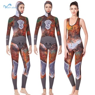 3MM 5MM 7MM Neoprene spearfishing wetsuits Custom Camo Neoprene Spearfing suit Supplier