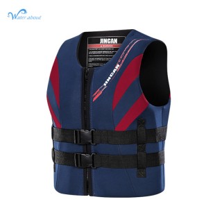 Professional Swimming Fishing Life Vest Neoprene Adult Swimwear Water Sports Swimming Life Survival Jacket