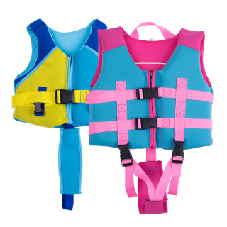 Custom Logo Life Kayak Inflatable Life Jackets Marine Rescue Vest Kids Swimming Vest Neoprene Lifevest PFD Child Life Jacket