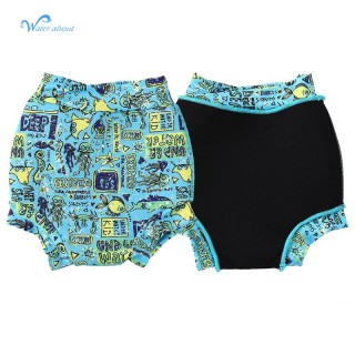 Heat transfer design neoprene warm baby swimming diapers kids swim nappy supplier