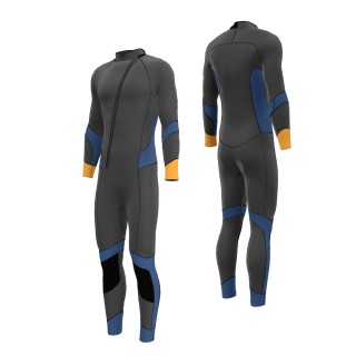2022 new design 3mm Neoprene Scuba diving suit Wetsuit for Men Full Body front Zip Swimming Surfing Kayaking