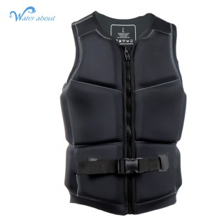 Professional Summer Fall Four Seasons Neoprene Float Top Rescue Offshore Thick Inflatable Adult Life Vest For Sport Diving