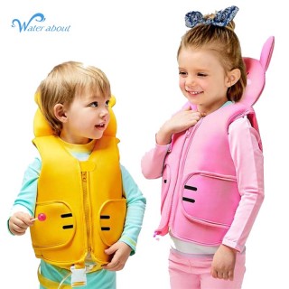 High Quality Retail Custom Cute Design Kids Children Boys Girls High Buoyancy Cute Coller Life Vest Jacket Manufacturer
