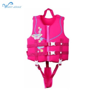 Custom personalized kids swim life vest sublimation printed children's life jacket supplier
