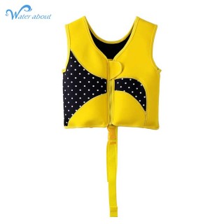 wholesale customized color water park kids neoprene infant floating swim suit baby life Jacket manufacturer