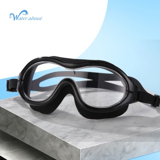 mirror coating tinted PC lens silicone skirt outdoor sports riding racing diving swimming goggles for adults