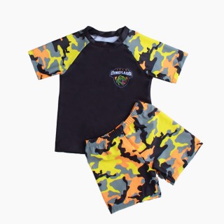 Beach Boys Three-Piece Swimwear For Children With Cartoon Character Boys Swimwear Kids Swim Trunks Baby Swimming Swimsuit