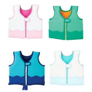 Factory Direct Cartoon Design Children's Swimming Training Buoyancy Vest Kid's Safety Fishing Swim Kayak Neoprene Life Jacket